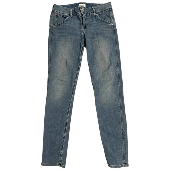 Hudson Jeans Women’s 27 Collin MidRise Skinny Medium Blue Wash Denim - Picture 1 of 8
